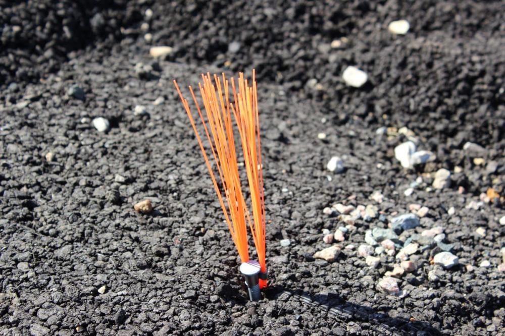 Presco Orange 6 in. Marking Flag (Pack of 25) 