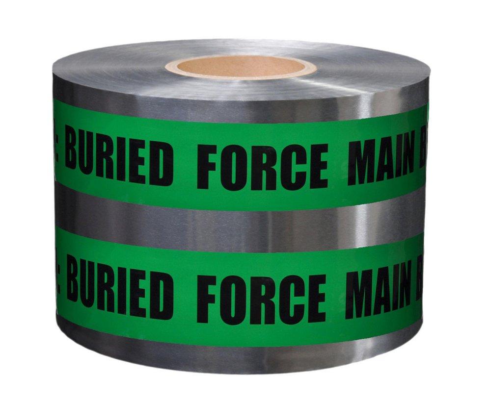 Presco Green Marking and Underground 1000 ft. Adhesive Tape 