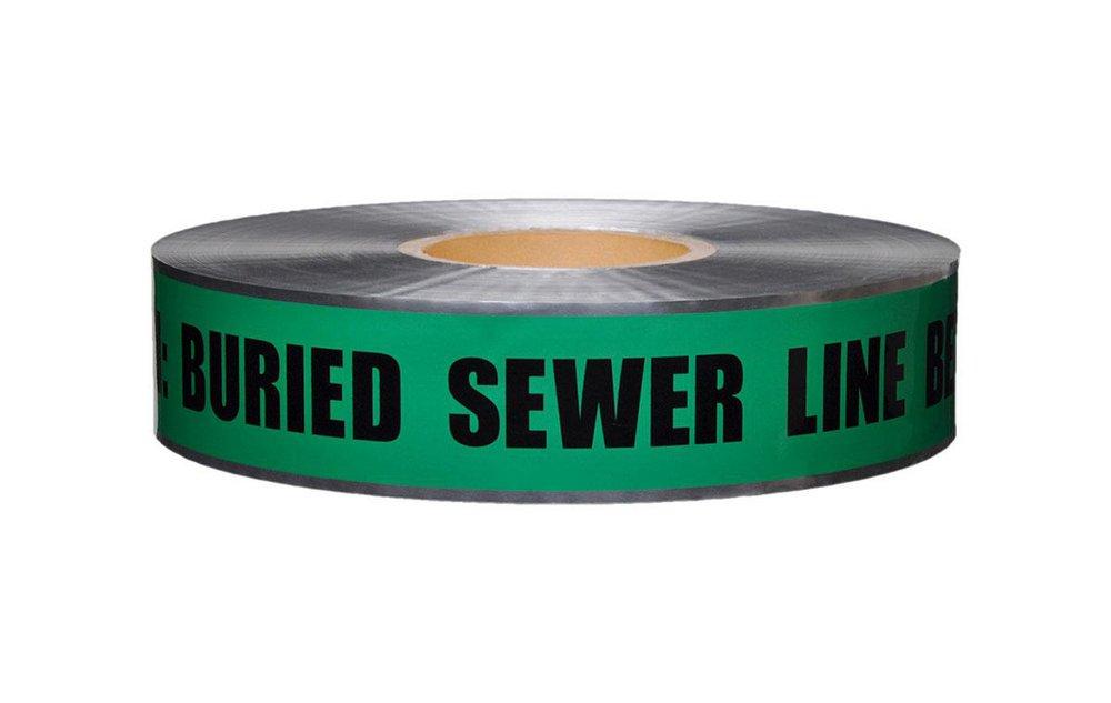 Presco Green 1000 ft. Marking Tape 