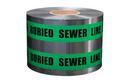 12 in. x 1000 ft. 5 Mil Underground Detectable Sewer Tape in Green