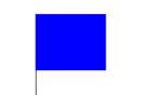 21 x 4 x 5 in. Plastic and Wire Marking Flag in Blue (Pack of 100)
