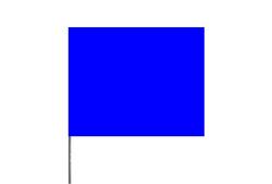21 x 4 x 5 in. Plastic and Wire Marking Flag in Blue (Pack of 100)