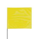 21 x 4 x 5 in. Warning Flag in Yellow (Pack of 100)