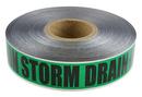 2 in. x 1000 ft. 5 Mil Underground Detectable Storm Drain Tape in Green