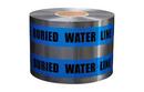 12 in. x 1000 ft. 5 Mil Underground Detectable Water Tape in Blue