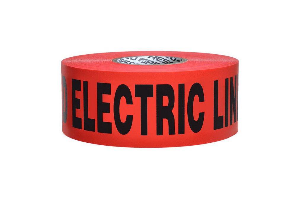 Presco Red 1000 ft. Non-Detectable Electric Tape in Red 