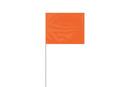 Presco Orange 21 x 4 x 5 in. Plastic and Wire Marking Flag (Pack of 100) 
