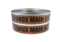 Brown Pack of (12) 1000' Underground Detectable Force Main Detector Tape