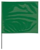 21 x 4 x 5 in. Plastic and Wire Marking Flag in Green (Pack of 100)