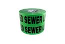 6 in. x 1000 ft. Non-Detectable Sewer Tape in Green