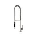 Julien Brushed Platinum Pull Down Kitchen Faucet 