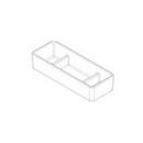 Robern 3-1/4 in. Assorted Glass Bin for PLM3030 Cabinet 