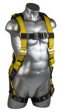 M/L 450 lb. Polyester and Nylon Harness with Galvanized Steel Buckle in Black and Yellow
