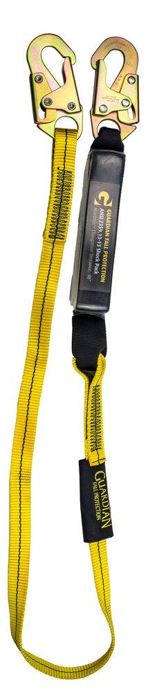 Guardian Yellow/Black 6 ft. Lanyard 