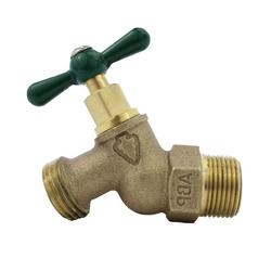 1/2 in x 3/4 in. Bronze MIP x Hose Thread No Kink Hose Bibb