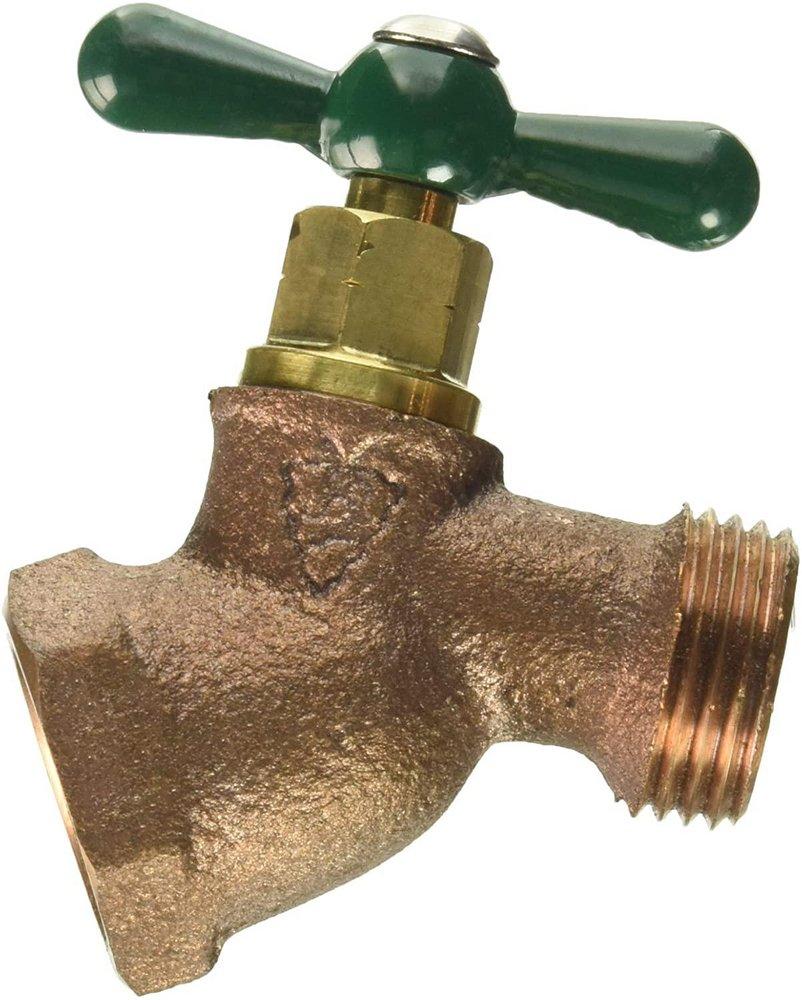 Champion-Arrowhead Brass FIP x Male Hose Thread No Kink Hose Bibb 