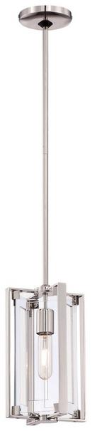 George Kovacs Polished Nickel 60W 1-Light Mini Pendant 