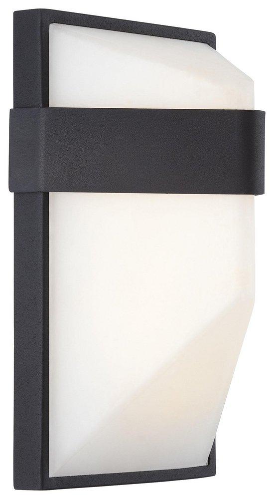 George Kovacs Black 10W 1-Light Outdoor Wall Sconce 