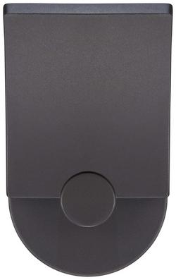 8W 1-Light LED Outdoor Wall Sconce in Black