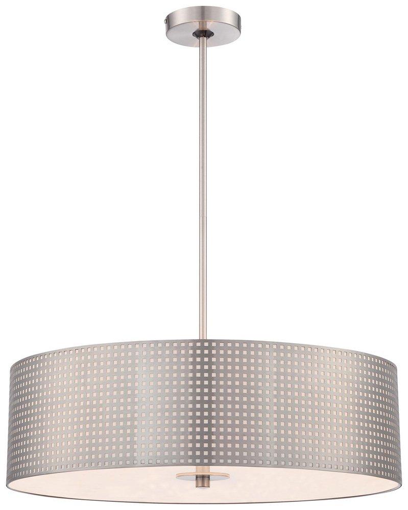 George Kovacs Brushed Nickel 75W 4-Light Pendant 