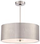 George Kovacs Brushed Nickel 3-Light Ceiling Mount Pendant 