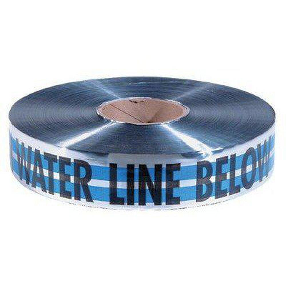Empire Level Black Water Tape in Silver 
