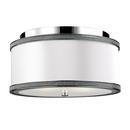 6-1/2 x 13 in. Ceiling Light Fixture in Polished Nickel