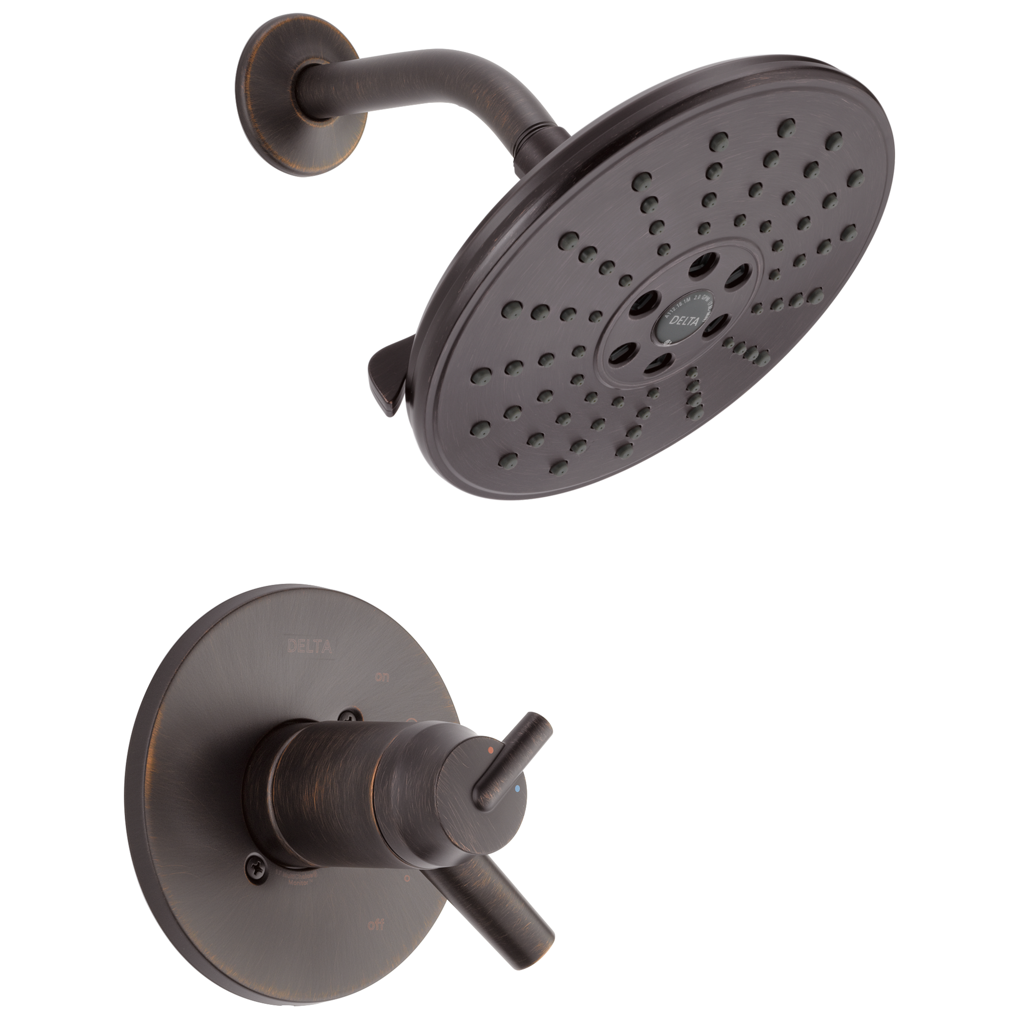 Delta Faucet Venetian Bronze Two Handle Multi Function Shower Faucet (Trim Only) 