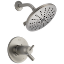 Delta Faucet Brilliance Stainless Two Handle Multi Function Shower Faucet (Trim Only) 