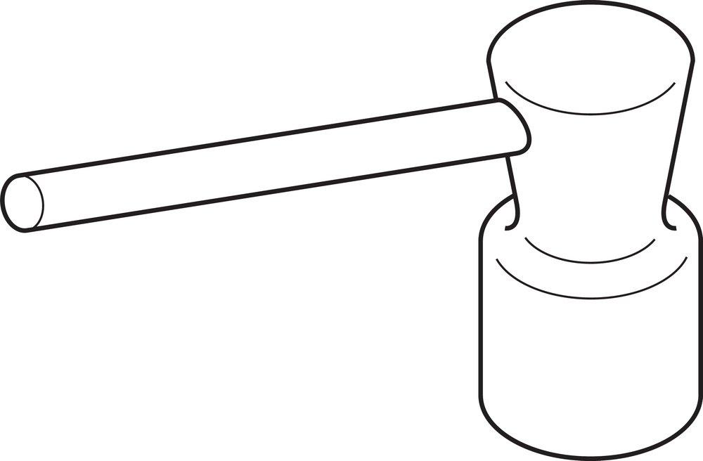 Delta Faucet White Pump Head 