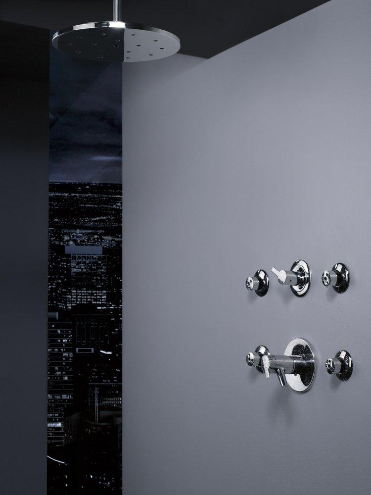 Delta Faucet Stainless Thermostatic Valve Only with Double Lever Handle 