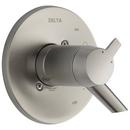Thermostatic Valve Only with Double Lever Handle in Brilliance Stainless