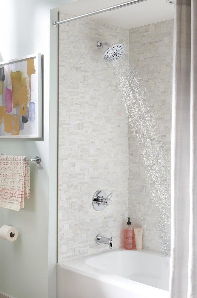Delta Faucet Chrome Two Handle Multi Function Bathtub & Shower Faucet (Trim Only) 