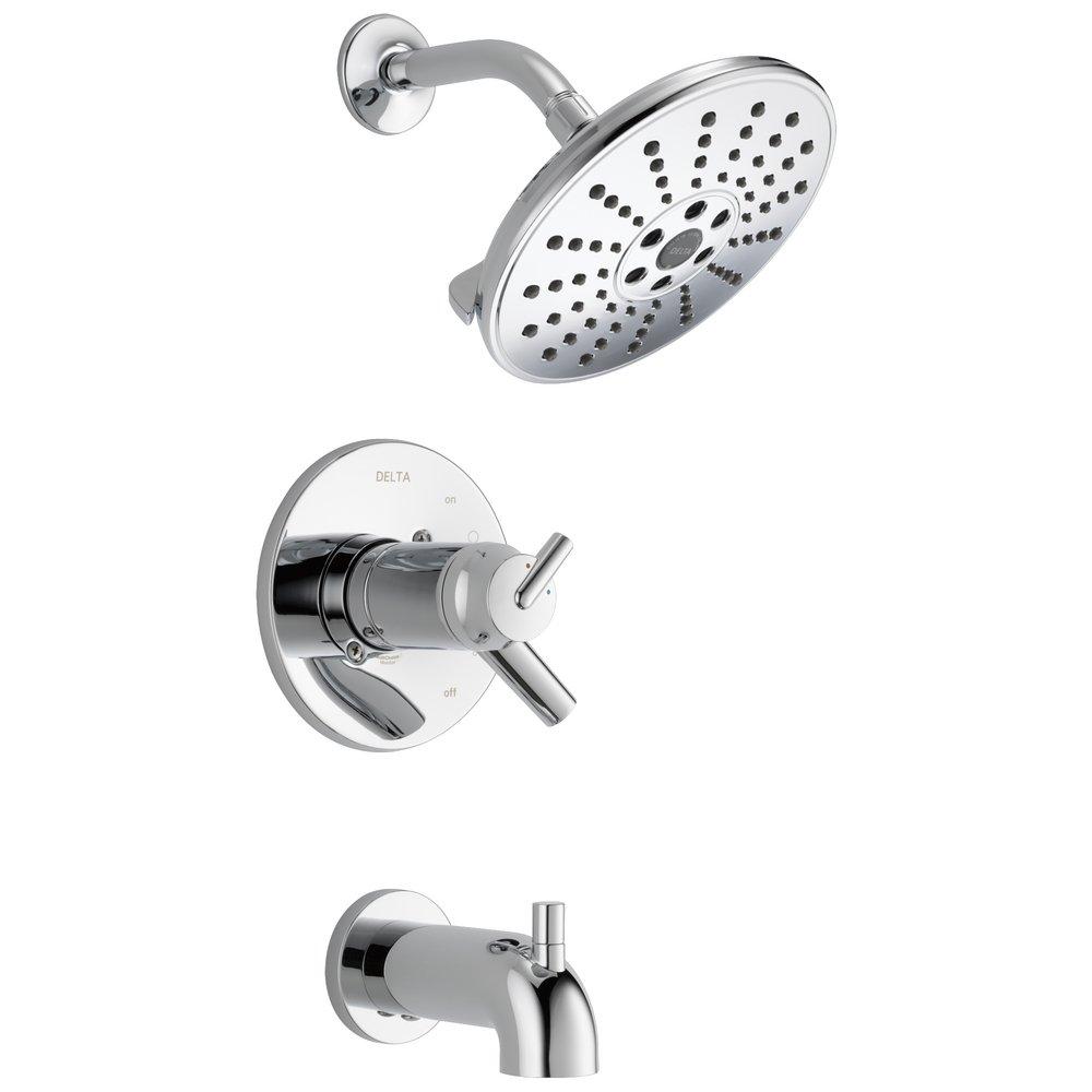 Delta Faucet Chrome Single Handle Multi Function Bathtub & Shower Faucet (Trim Only) 