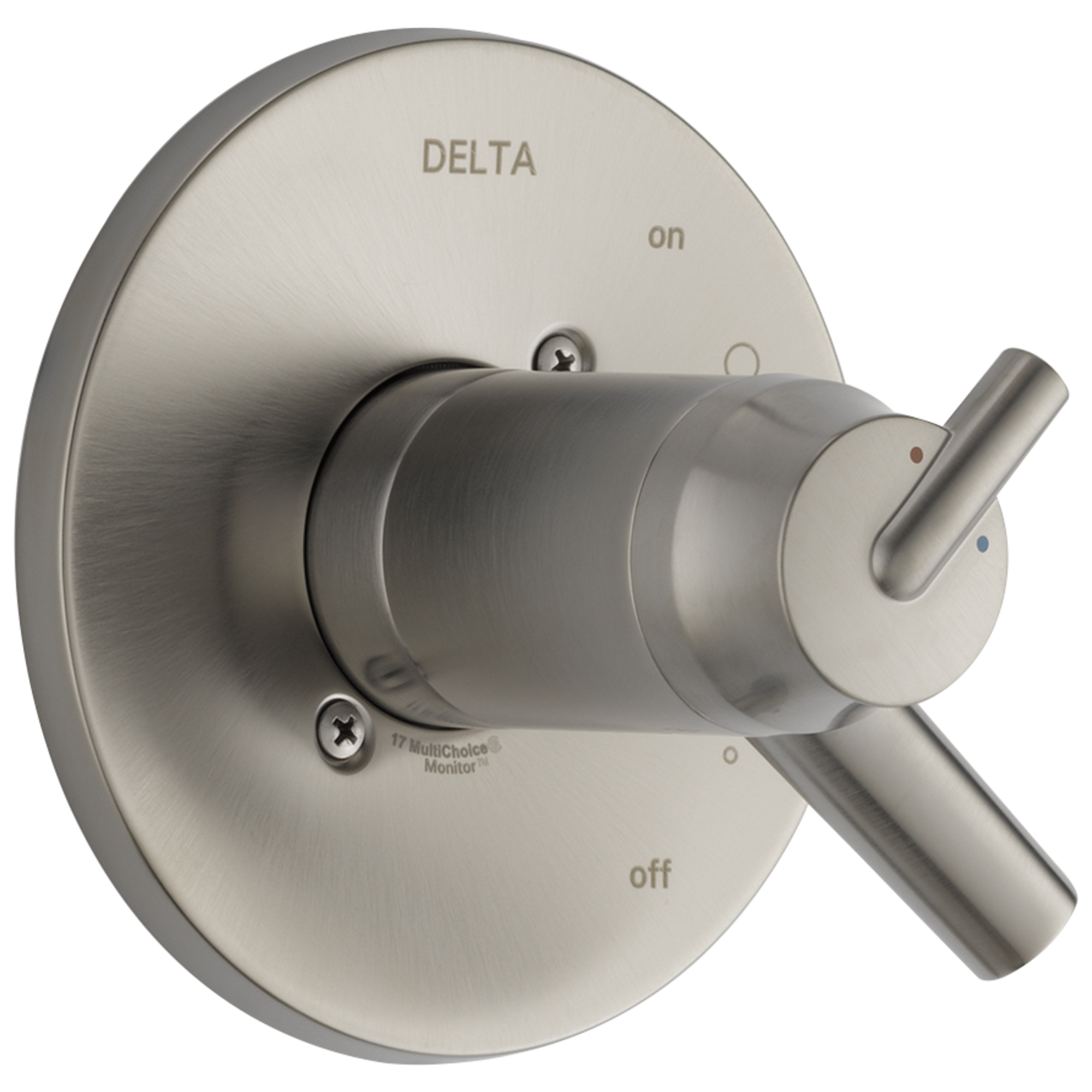 Delta Faucet Brilliance Stainless Two Handle Bathtub & Shower Faucet (Trim Only) 