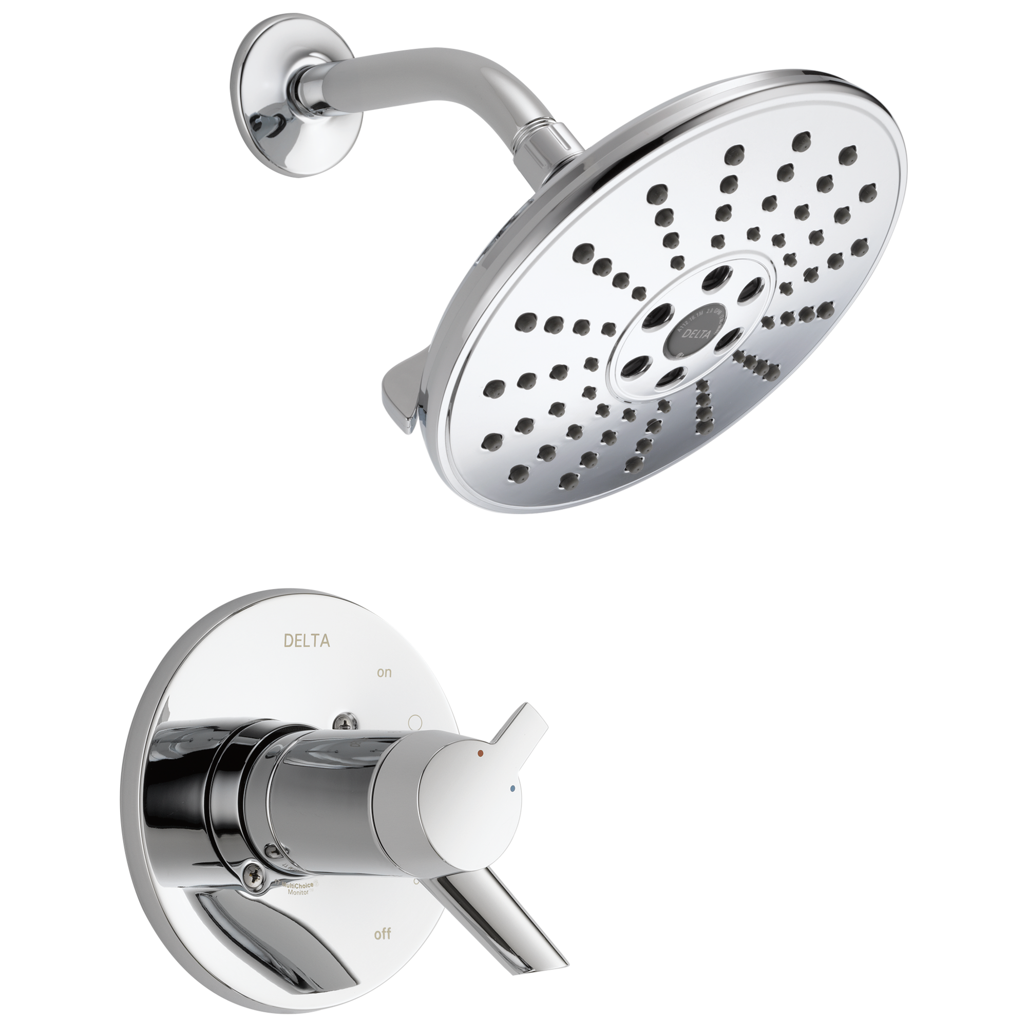 Delta Faucet Chrome Shower Faucet Trim with Double Lever Handle (Trim Only) 
