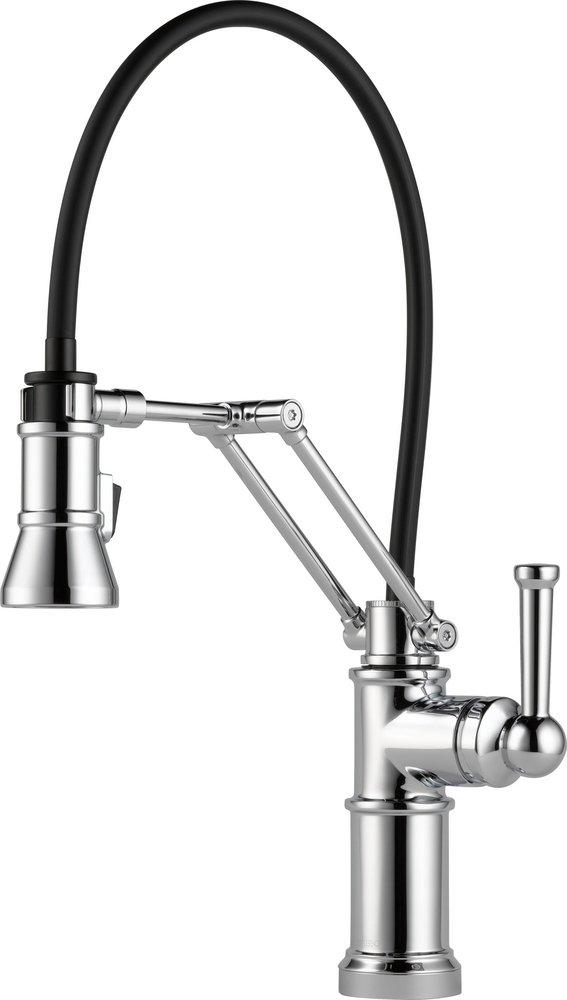 Brizo Chrome Single Handle Pull Down Kitchen Faucet 