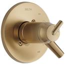 Delta Faucet Brilliance&reg; Champagne Bronze Tub and Shower Thermostatic Valve Only Trim with Single Lever Handle 