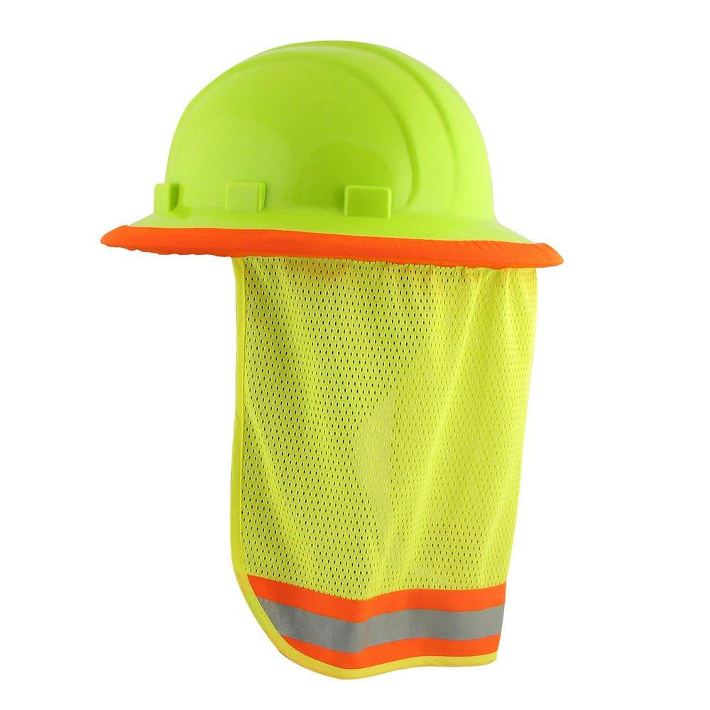 ERB Safety Hi-Viz Lime Mesh Neck Shield in Hi-Viz Lime 3 Pack 
