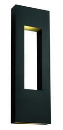 22.5W 1-Light 36 in. Outdoor Wall Sconce in Satin Black