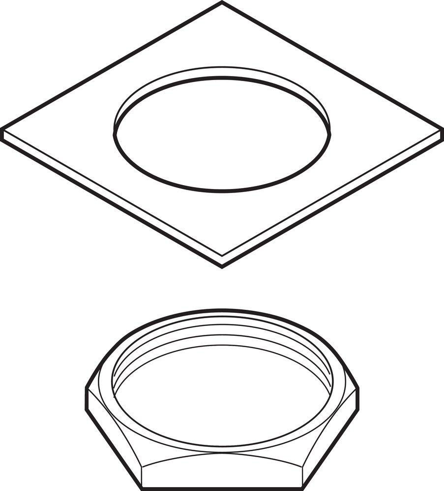Delta Faucet Spout Nut and Washer 