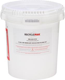 66 lb. Mercury Devices Recycling Pail