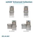 Elkay Stainless Steel Bottle Filling Station with Single Cooler 