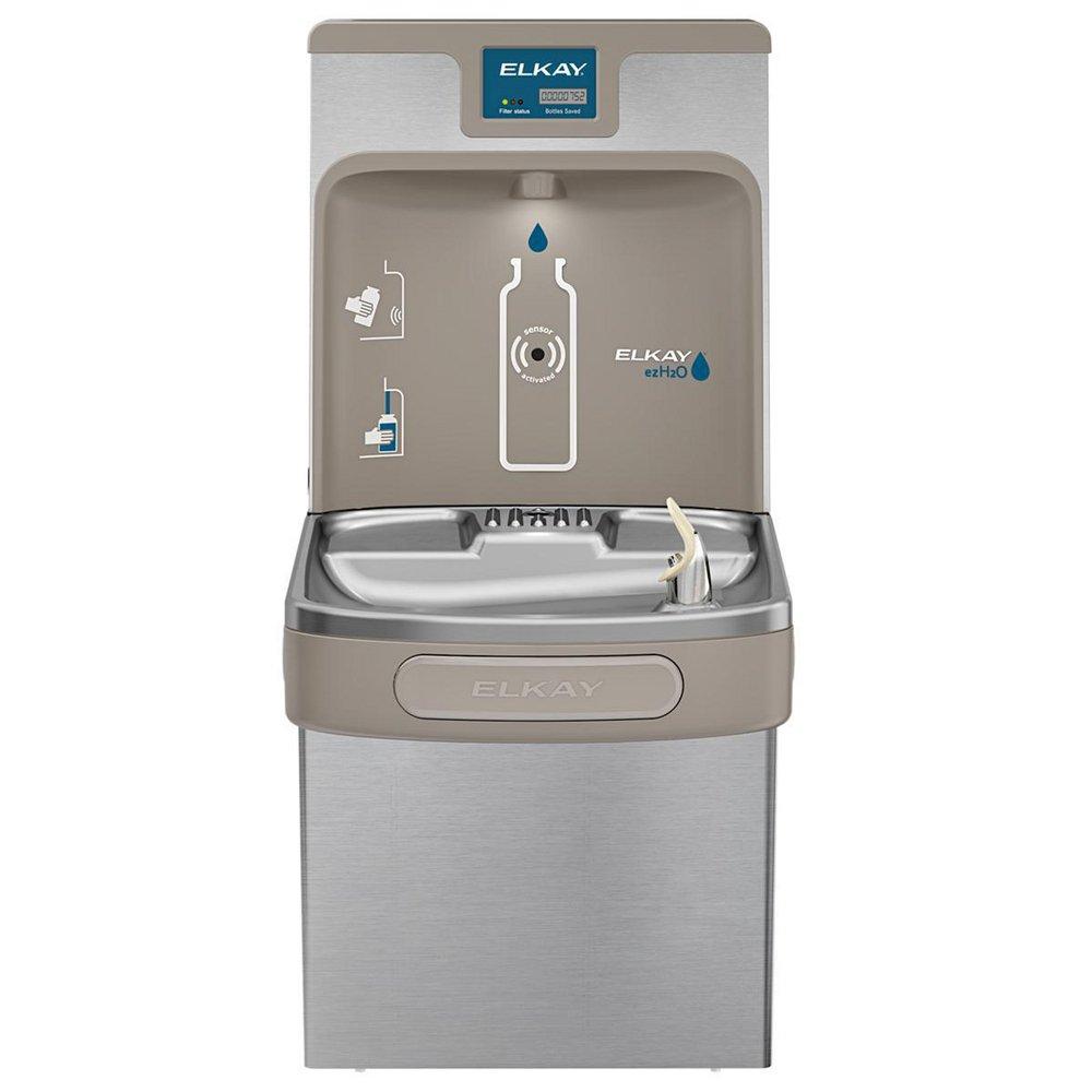 Elkay Stainless Steel Bottle Filling Station with Single Cooler 