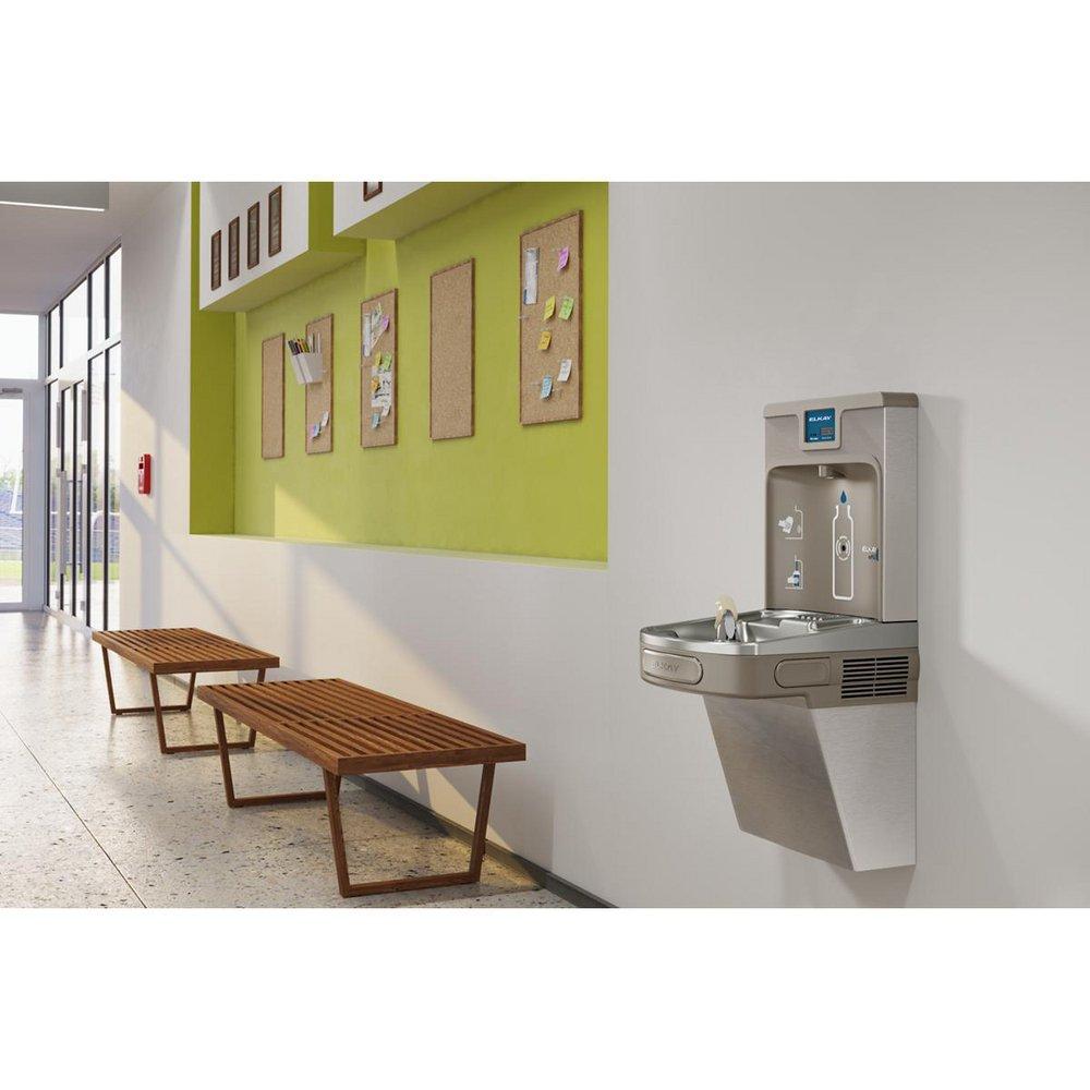 Elkay Stainless Steel Bottle Filling Station with Single Cooler 