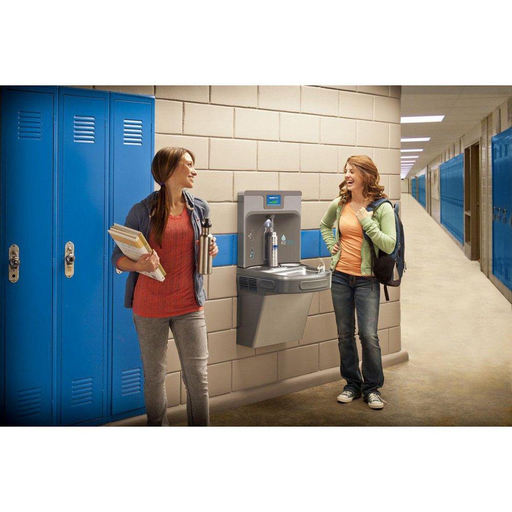 Elkay Stainless Steel Bottle Filling Station with Single Cooler 