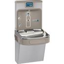 Wall Mounted Drinking Fountain and Hands Free Bottle Filling Station with Single Cooler in Stainless Steel