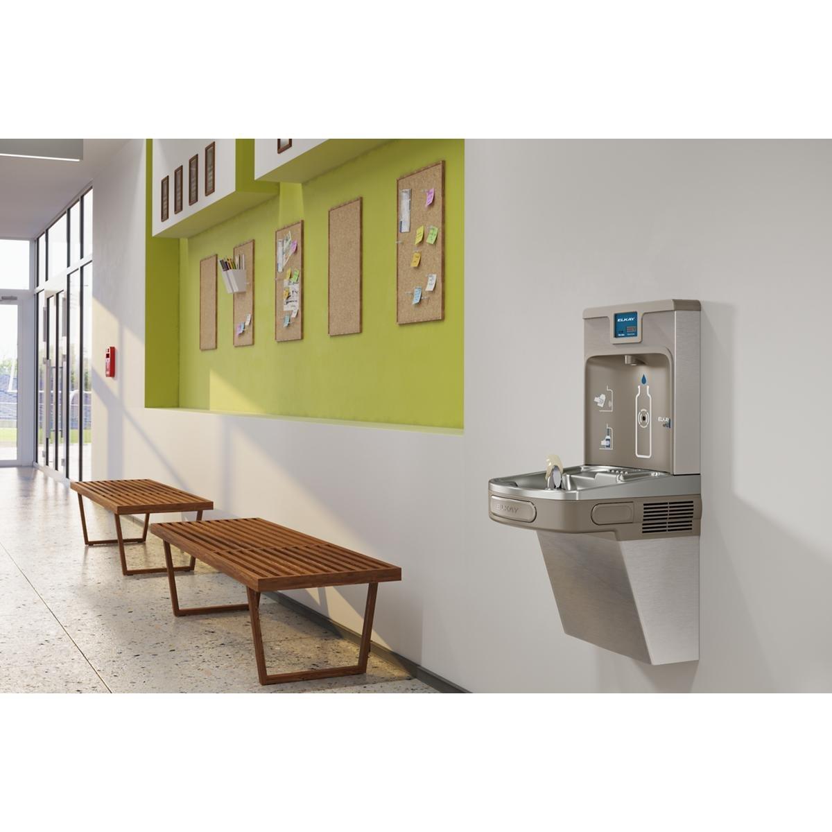 Elkay Stainless Steel Bottle Filling Station with Single Cooler 