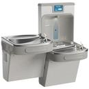 Elkay Light Grey Granite Wall Mount Bottle Filling Station with Bi-Level Cooler 
