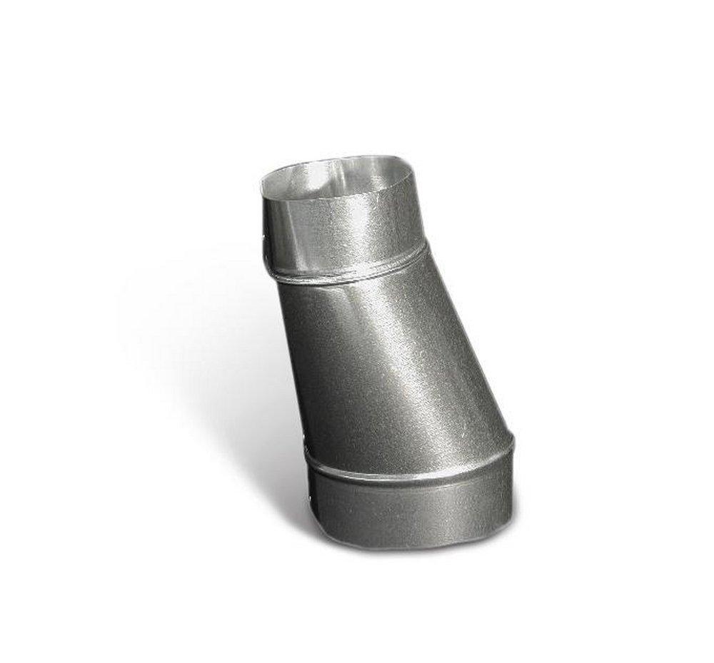 8 in. Straight Boot Galvanized Steel 